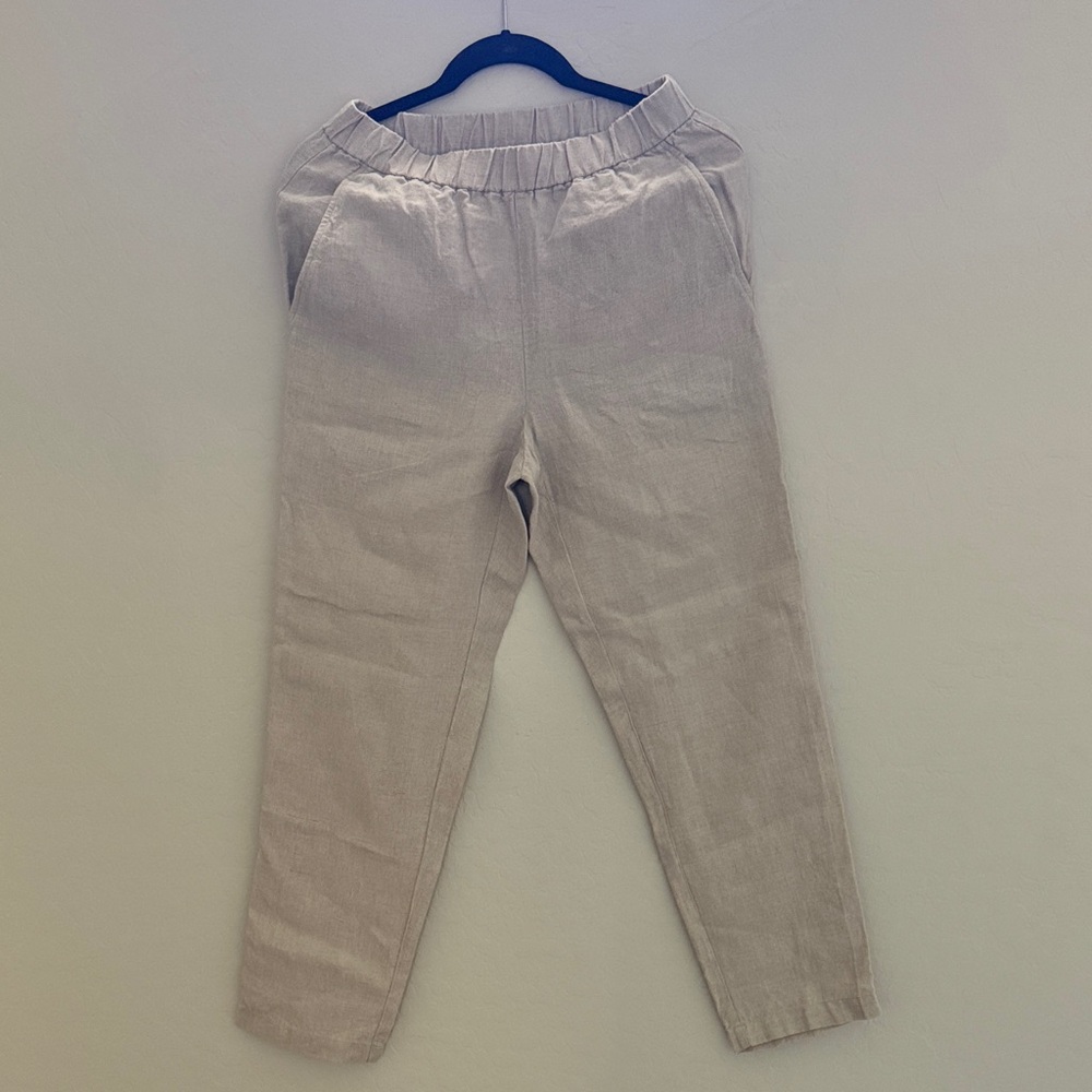 Eileen Fisher Men's Cream Chinos